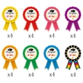 Set da 32 adesivi per festa di laurea in 8 colori con nastri per decorazioni classe 2026 - 32 Fogli (W-00049)