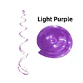 Light purple PVC spiral swirl hanging decorations for party and wedding events - Double Spiral / Light Purple