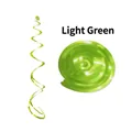 Light green metallic PVC spiral hanging swirl decorations for party and wedding atmosphere - Double Spiral / Light Green