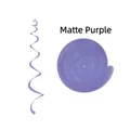 Matte purple PVC spiral swirl hanging decorations for birthday and wedding party venue - Single Spiral / Matte Purple
