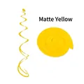 Matte yellow PVC spiral swirls for festive birthday party hanging decorations - Double Spiral / Matte Yellow
