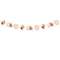 Ocean-themed shell banner for summer pool parties featuring colorful scallop designs - Conch Style (J-0350-4)