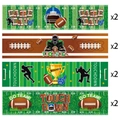 Super Bowl football party banner set met veldgras en helm ontwerpen decor - Amerikaans Voetbalthema Stijl (Y-00317)