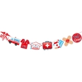 Nurse graduation party banner with ambulance and RN caduceus themed cutouts - Accessory Banner (Y-00210-2)