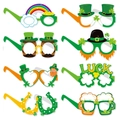 8-piece St. Patrick's Day party glasses with lucky shamrocks and Irish motifs - St. Patrick's Day Theme Styles(Y-00190)