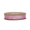 Rollo de cinta de raso rosa con forma de corazón para regalos y accesorios - Talla 10 / Rosa