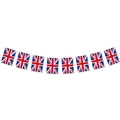 Βρετανική σημαία Union Jack με 8 ορθογώνιες σημαίες για διακόσμηση πάρτι σε δρόμους - Ορθογώνιο Στυλ / 8 Τεμάχια/Σειρά