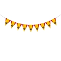 Triangle flag string banner featuring the Spain national flag for soccer tournament decor - Spain Style