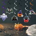 Decorazioni a spirale per Halloween e centrotavola a zucca con ritagli di carta - Set da 6 Pezzi a Spirale