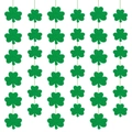 Ghirlande verticali di trifogli verdi per decorazioni di San Patrizio, set da 6 pezzi - Trifoglio Verde in Tessuto Non Tessuto