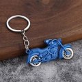 Portachiavi moto blu con ruote mobili e finitura metallica lucida per appassionati auto - Blu