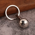 Porte-clés levier de vitesse miniature en métal poli argenté avec schéma de vitesses détaillé - Argenté
