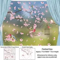 Detail of cherry blossom and bird window stickers with two 30x60cm sheets and dimensions - Spring Cherry Bird (CJ2611AB) / 30cm*60cm (Set of 2)