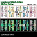 Relojes slap luminosos para niños con efecto de día y brillo verde en la oscuridad - Serie Reloj Luminoso