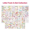 Set of 400pcs waterproof temporary tattoos with cute cartoon animals and plants - Fresh A Series (A01-30)
