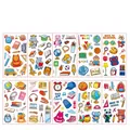 Set de 10 tatuajes temporales impermeables de dibujos animados escolares para niños y niñas - Serie Vuelta al Cole (Set de 10 hojas)