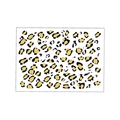 Golden cheetah print leopard pattern facial tattoo sticker for party makeup decoration - Classic Irregular Leopard Pattern (豹纹2)