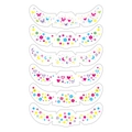 Set di adesivi per viso colorati farfalla stella e cuore per decorazione trucco artistico - Adesivo per Lentiggini Colorate K