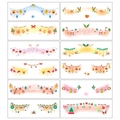 Niedliches Weihnachts-Rouge-Tattoo-Set mit Weihnachtsmann und Rentier für Kinder - Weihnachts-Make-up Aufkleber C