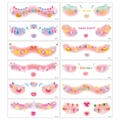 Tatouages temporaires de Pâques avec lapins et œufs pour maquillage du visage et du corps - Style de Pâques A (ZR-A01)