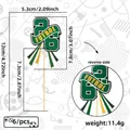 2026 Football World Cup cake topper with number 26 and green Fútbol text decor - Soccer Number 26 Style