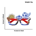 Soccer fan party glasses featuring eagle and deer patterns, weight 14g, size 15.5cm wide - Uruguay Style
