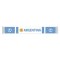 Argentina soccer fan scarf with light blue and white stripes and tassel fringe - Argentina Style