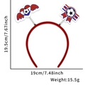 Soccer party headband featuring winged heart and medal football ornaments for fans - Soccer Tournament Headband / Holland Soccer Medal Style