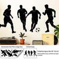 Détail des stickers muraux silhouettes de footballeurs avec dimensions 30x90cm - Autocollant de Football de la Coupe du Monde (Avec Adhésif) / 30cmx90cm (Rouleau De Coton-tige)