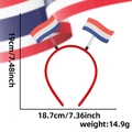 2026 World Cup headband with Netherlands flag on springs for football fans - Netherlands Flag Style