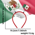 Mexico flag headband for 2026 World Cup fans, lightweight 15.6g festive hair accessory - Mexico Flag Style