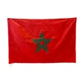 Εθνική σημαία του Μαρόκου από πολυεστέρα με πράσινο αστέρι και λευκές κορδέλες - Μαρόκο