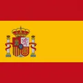 Bandiera Spagna 90x150cm in poliestere con stemma per eventi della Coppa del Mondo - Bandiera della Spagna con Nastri (60*90cm)