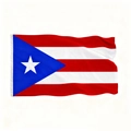 Puerto Rico flag 90x150cm made of durable polyester with reinforced metal grommets - Navy Blue Version / With Grommets