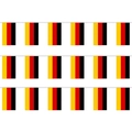 German national flag bunting with black red gold vertical stripes for world cup events - German Flag Bunting Banner