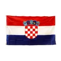 Croatia national flag 90x150cm made of durable polyester with grommets for hanging - Croatia With Grommets