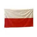 Bandera de Polonia 90x150cm en poliéster ligero con franjas horizontales blancas y rojas - Polonia Punto de Interés