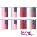 Vertical American bunting flags for 2026 World Cup decoration in high contrast colors - USA Style / Small