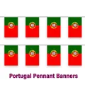 Portugal string flags bunting for soccer tournament and bar decoration events - Portugal Style / Small