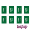 Saudi Arabia football bunting flags banner for sports fans and pub event decorations - Saudi Arabia Style / Small