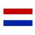 Dutch national flag with red, white, and blue stripes and two metal grommets - Netherlands Style / 90x150cm