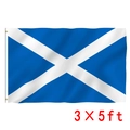 Scotland Saltire flag in 3x5 ft size with blue and white cross for soccer fans - Scotland / 90x150cm