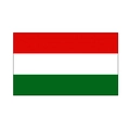 Hungary national flag with vibrant red white and green horizontal stripes for sports fans - Hungary / 90x150cm