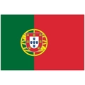 Drapeau officiel du Portugal bicolore vert rouge avec emblème pour fans de la Coupe du Monde - Grand drapeau Portugal 90x150cm
