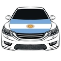 Argentina flag car hood sticker with May Sun emblem for soccer fans and sports styling - Argentina Hood Cover 110x150cm