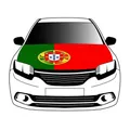 Portugal Nationalflagge Auto Motorhaube Aufkleber für Fußballfans der WM 2026 Dekor - Motorhaubenabdeckung