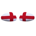 Cubiertas de retrovisores bandera Inglaterra San Jorge para accesorios de fútbol - Cubiertas para Espejo Retrovisor (Par)