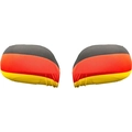 Car side mirror covers with German flag stripes for soccer fan cheering accessories - Germany Side Mirror Covers