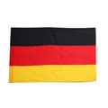 Close-up of Germany flag with double-stitched edges and pole sleeve for supporters - Germany Style