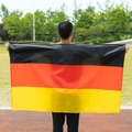 Drapeau national allemand pour supporters de football, idéal pour la Coupe du monde, 150x90cm - Drapeau Cape Allemagne
